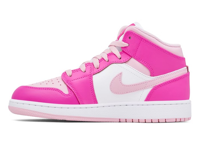 Air Jordan 1 Mid Fierce Pink GS - FD8780-116