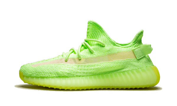 kids Yeezy Boost 350 V2 Shoes "Glow in the Dark" 