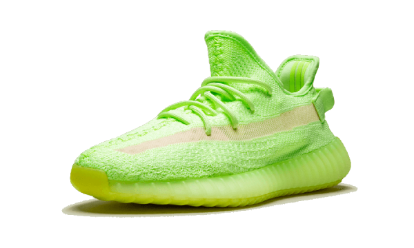 kids Yeezy Boost 350 V2 Shoes "Glow in the Dark" 